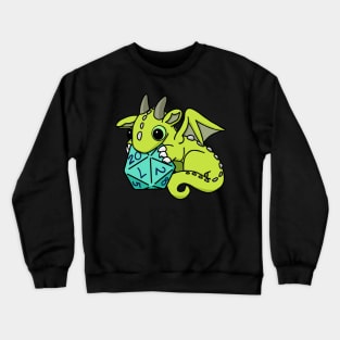 Green Dice Goblin Dragon Baby Crewneck Sweatshirt